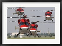 Indian Air Force Dhruv Helicopters Fine Art Print