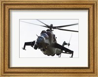 Polish Army Mil Mi-24V Hind in Flight Fine Art Print