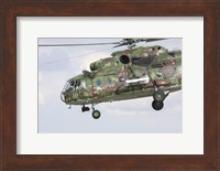 Slovak Air Force Mi-17 Hip in digital camouflage Fine Art Print