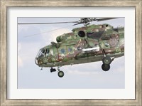 Slovak Air Force Mi-17 Hip in digital camouflage Fine Art Print