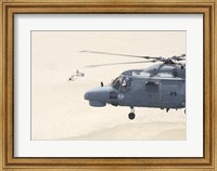 A Sea Lynx Helicopter Fine Art Print