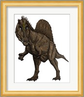 Oxalaia Dinosaur from the Late Cretaceous Period Fine Art Print