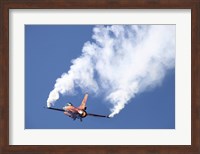 Dutch Air Force F-16A During a Turning and Burning Demonstration Fine Art Print