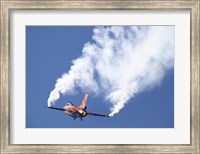 Dutch Air Force F-16A During a Turning and Burning Demonstration Fine Art Print