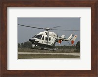 A BK117 utility Helicopter of the Spanish Civil Guard Fine Art Print