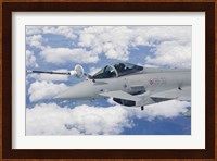 Italian Air Force Eurocopter Typhoon Jet Refueling Fine Art Print