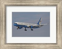 A Boeing C-32A of the 89th Airlift Wing, in Flight over Germany Fine Art Print