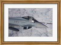 German Air Force Eurofighter Typhoon during in-Flight Refueling Fine Art Print