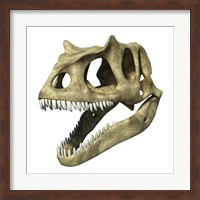 3D Rendering of an Allosaurus Skull Fine Art Print