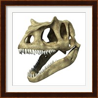 3D Rendering of an Allosaurus Skull Fine Art Print