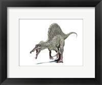 3D Rendering of a Spinosaurus Dinosaur Fine Art Print