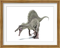 3D Rendering of a Spinosaurus Dinosaur Fine Art Print