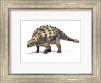 3D Rendering of an Ankylosaurus Dinosaur Fine Art Print