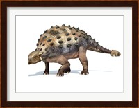 3D Rendering of an Ankylosaurus Dinosaur Fine Art Print