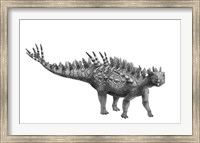 Pencil Drawing of Huayangosaurus Taibaii Fine Art Print