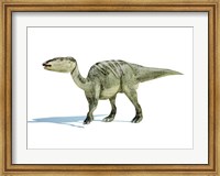 3D Rendering of an Edmontosaurus Dinosaur Fine Art Print