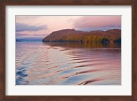 Canada, British Columbia, Calvert Island, Boat wake Fine Art Print