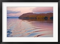 Canada, British Columbia, Calvert Island, Boat wake Fine Art Print