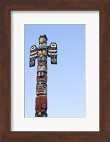 Totem Pole, Royal BC Museum, Victoria British Columbia Fine Art Print