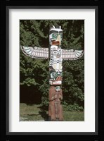 Totem Pole at Stanley Park, Vancouver Island, British Columbia, Canada Fine Art Print