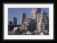 Vancouver Skyline From Granville Island, British Columbia, Canada Fine Art Print