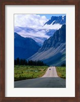 Road into the Mountains of Banff National Park, Alberta, Canada Fine Art Print