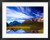 Waterfowl Lake and Rugged Rocky Mountains, Banff National Park, Alberta, Canada Fine Art Print