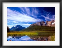 Waterfowl Lake and Rugged Rocky Mountains, Banff National Park, Alberta, Canada Fine Art Print