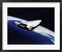 Artist's Rendering of the X-33 Reusable Launch Vehicle Fine Art Print