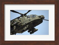 An AH-64 Apache in Flight Fine Art Print