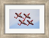 The Snowbirds 43 Squadron of the Royal Canadian Air Force Fine Art Print