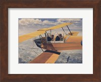 De Havilland DH82 Tiger Moth basic Trainer Biplane from the 1930's Fine Art Print