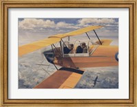 De Havilland DH82 Tiger Moth basic Trainer Biplane from the 1930's Fine Art Print