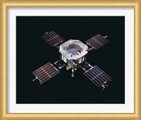 The Mariner 5 spacecraft Against a Black Background Fine Art Print