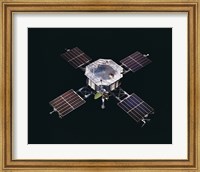 The Mariner 5 spacecraft Against a Black Background Fine Art Print