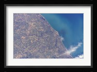 Satellite view of St Joseph Area, Michigan Fine Art Print
