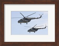 Mil Mi-17 Helicopters of the Czech Air Force Fine Art Print