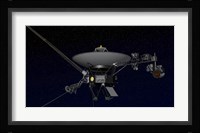 Artist's Concept of One of the Twin Voyager Spacecraft Fine Art Print