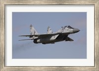 MIG-29 of the Slovak Air Force in Digital Camouflage Fine Art Print