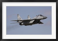MIG-29 of the Slovak Air Force in Digital Camouflage Fine Art Print