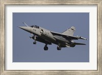 Spanish Mirage F-1M in flight over Belgium Fine Art Print