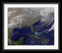 Two Low Pressure Systems Merge Together and form a Giant Nor'easter Fine Art Print