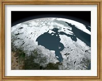 Hudson Bay Sea Ice on November 14, 2005 Fine Art Print
