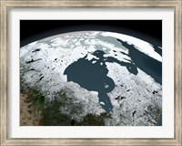 Hudson Bay Sea Ice on November 14, 2005 Fine Art Print