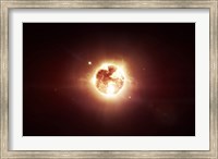 A Dying Star which will soon give New Beginning to a Black Hole Fine Art Print