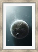 An Earth-Like Planet Illuminated by a Nearby White Dwarf Fine Art Print