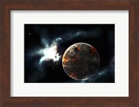 A Planet Harvested off it's Resources and Left for Dead on it's Own Fine Art Print