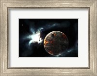 A Planet Harvested off it's Resources and Left for Dead on it's Own Fine Art Print