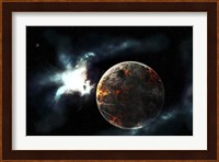 A Planet Harvested off it's Resources and Left for Dead on it's Own Fine Art Print