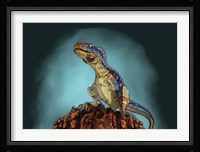 Majungasaurus, a Theropod Dinosaur from the Cretaceous Period Fine Art Print